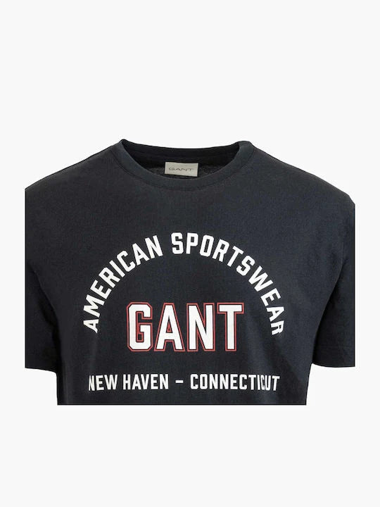 Gant Printed Graphic Short Sleeve T-Shirt