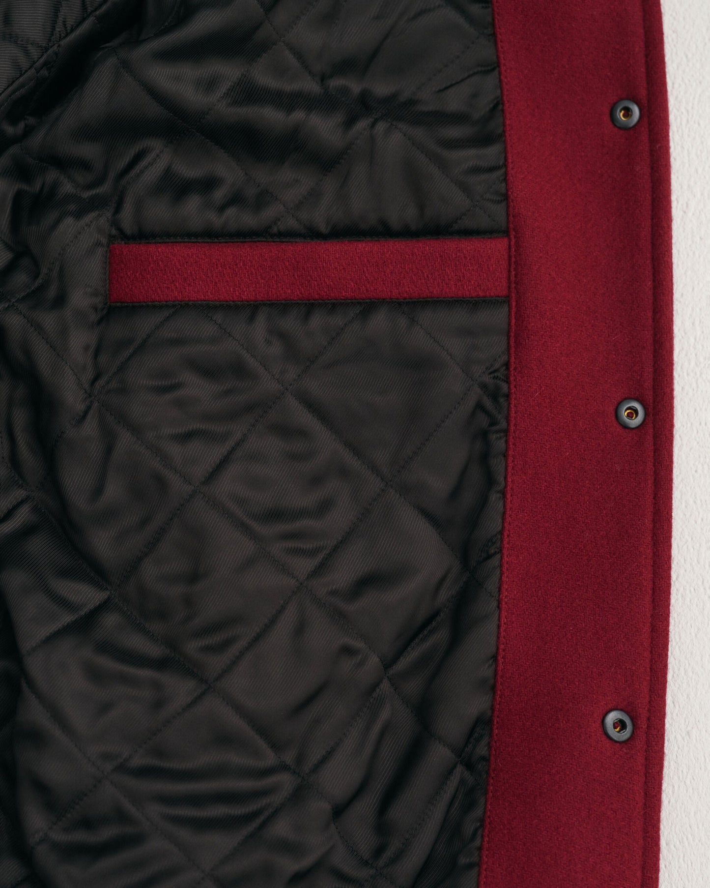 Padded Mix Varsity Jacket