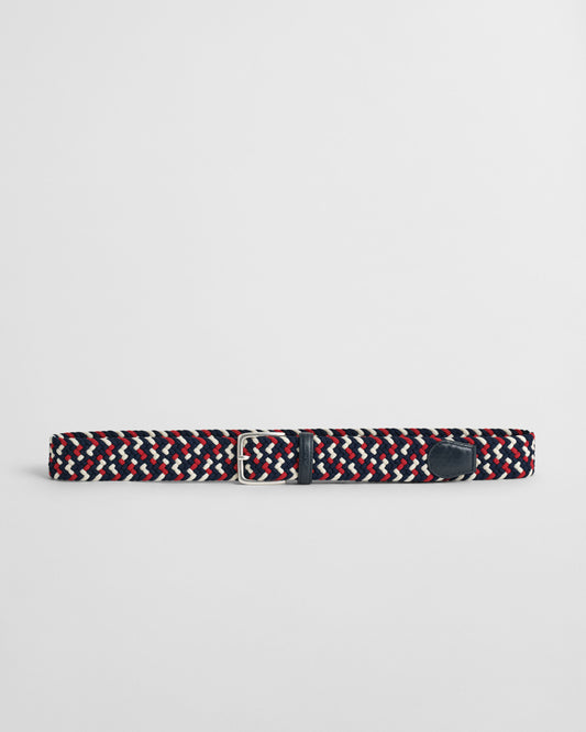MULTICOLOR ELASTIC BRAIDED BELT