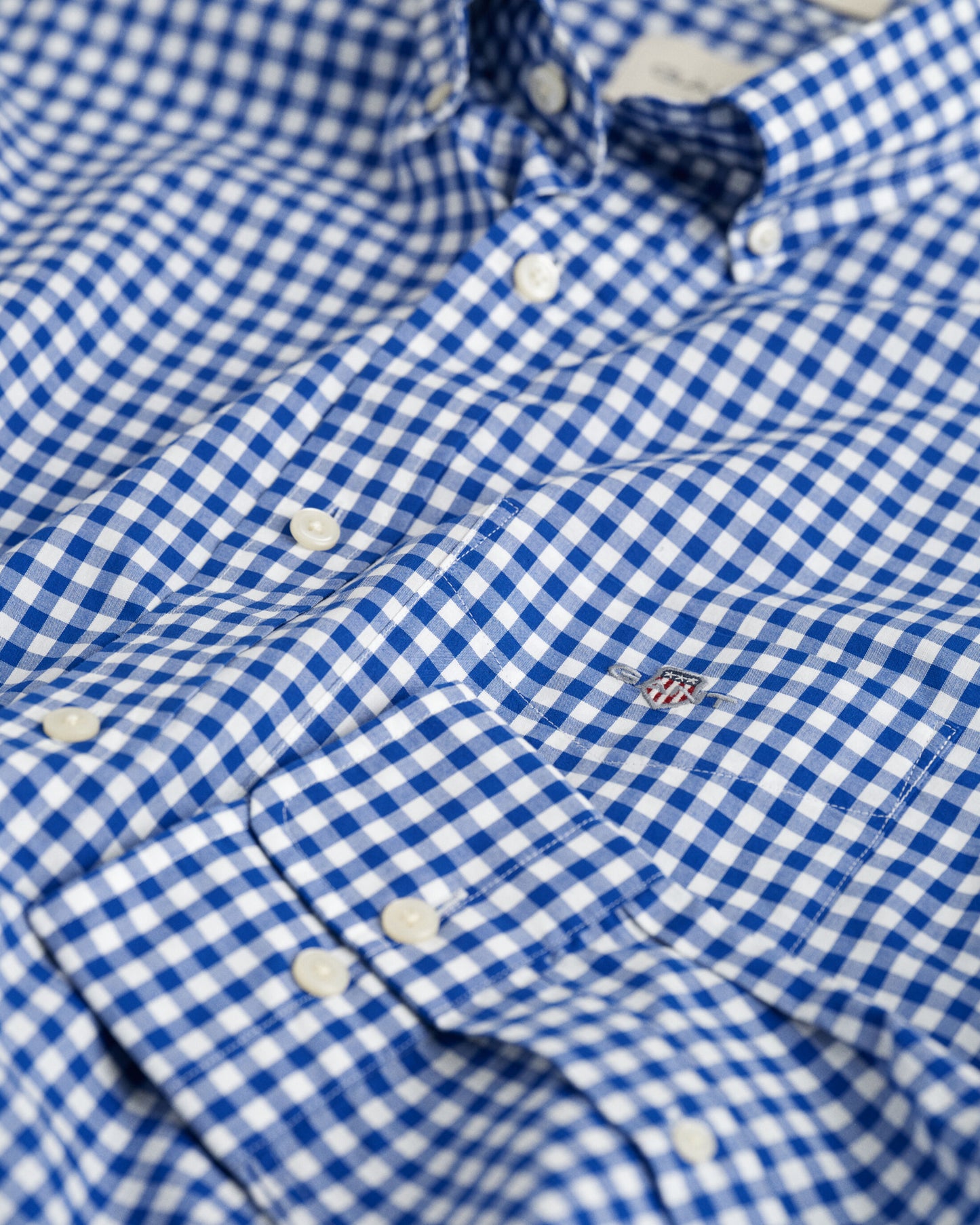 Reg Poplin Gingham Shirt