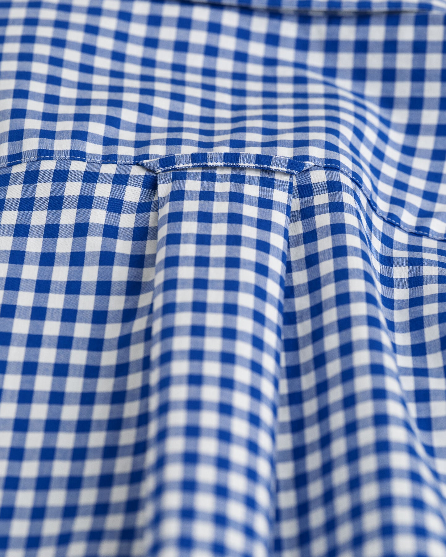 Reg Poplin Gingham Shirt