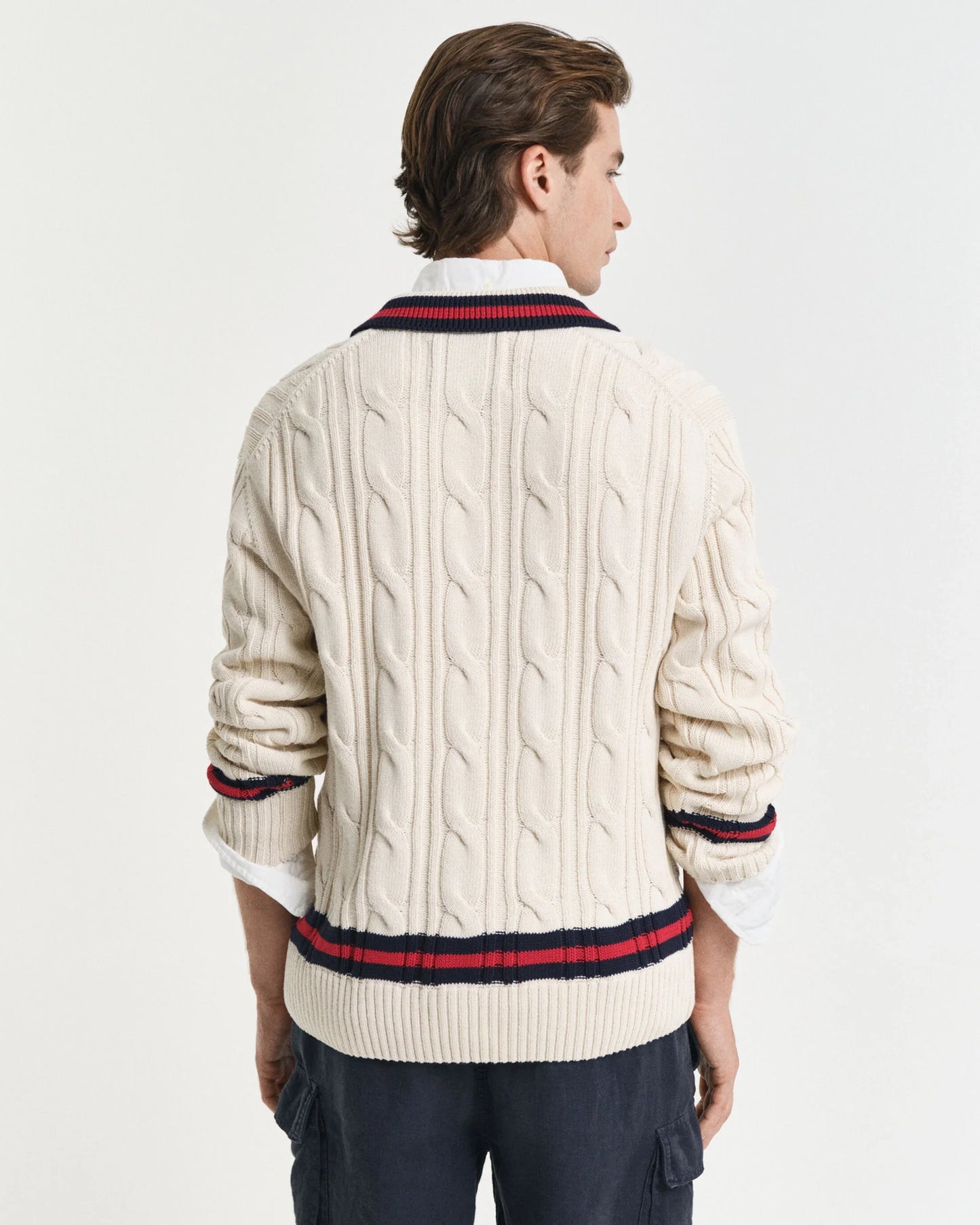Cable Knit Polo