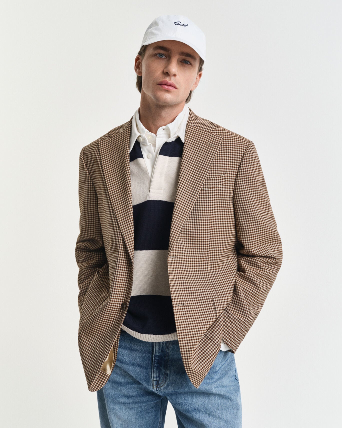 Small Graphic Crinkled Cap