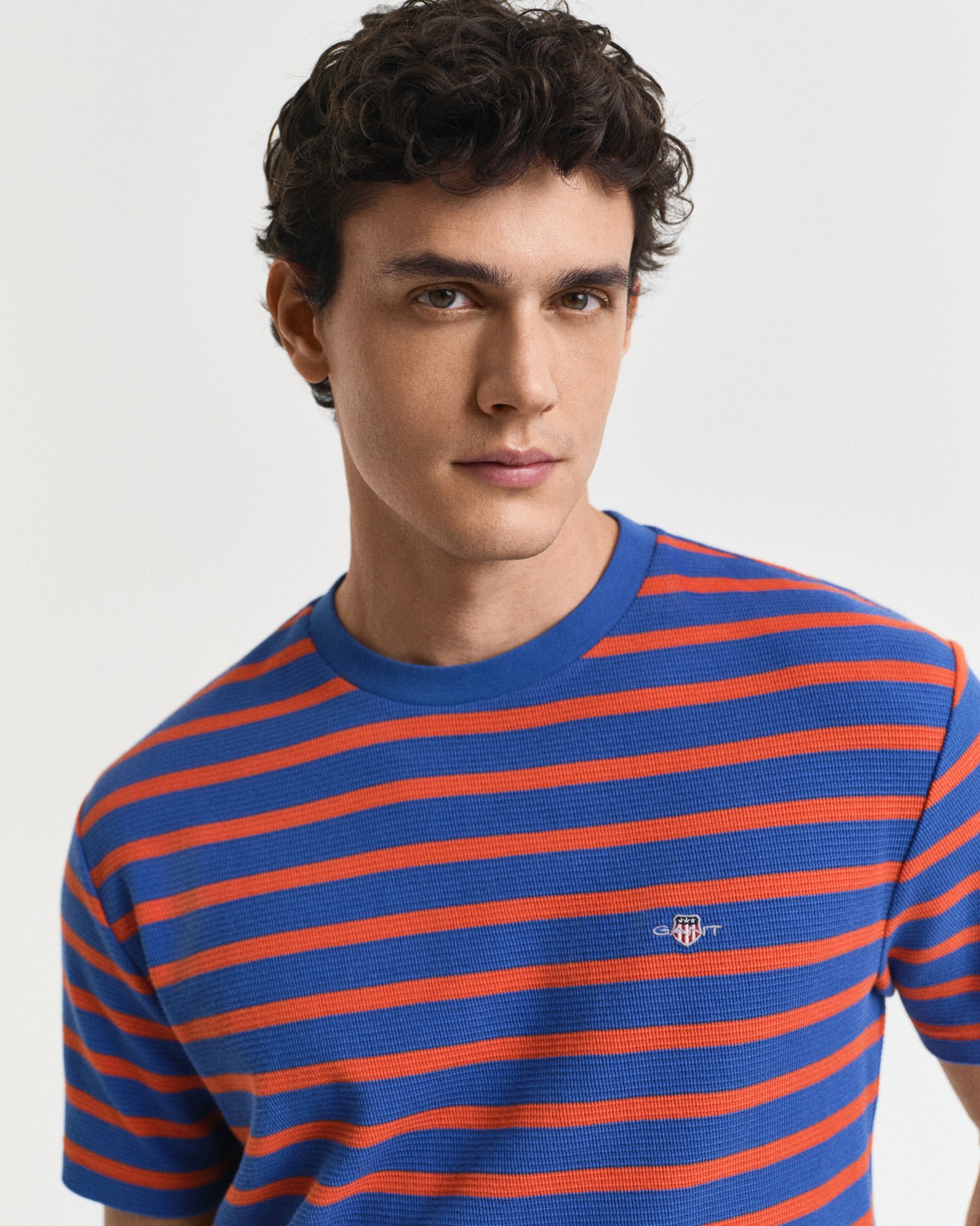 Waffle Stripe Short Sleeve T-Shirt