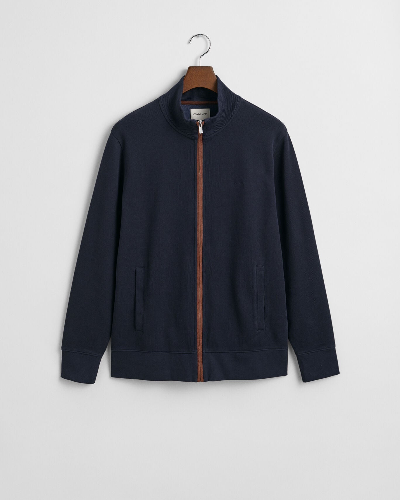 Gant Sacker Rib Full Zip Cardigan For Men