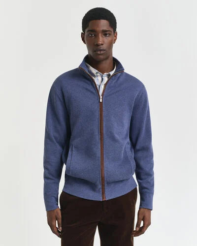 Gant Sacker Rib Full Zip Cardigan For Men