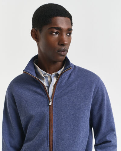 Gant Sacker Rib Full Zip Cardigan For Men
