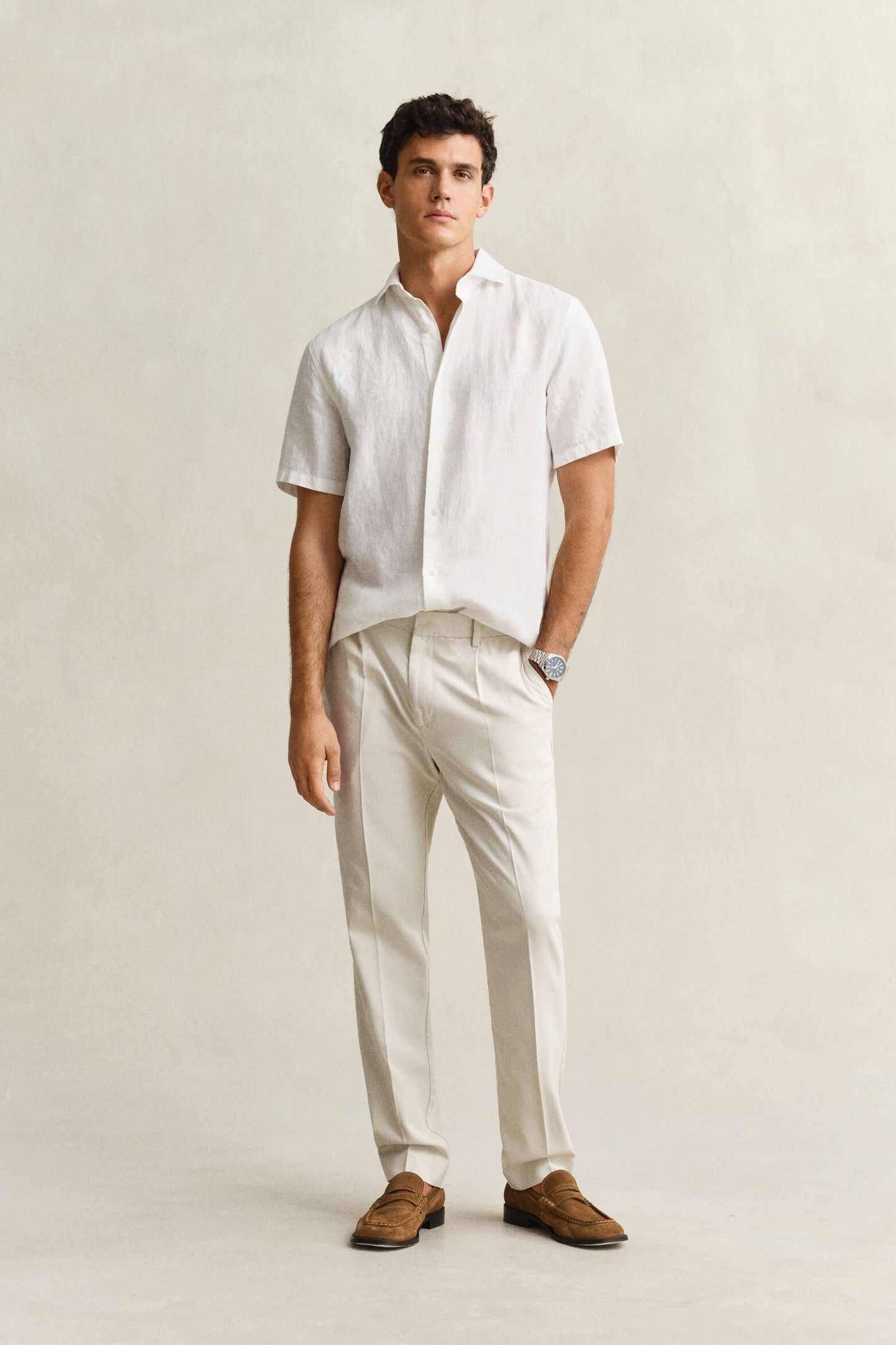 Slim Smart Cotton Lyocell Pants