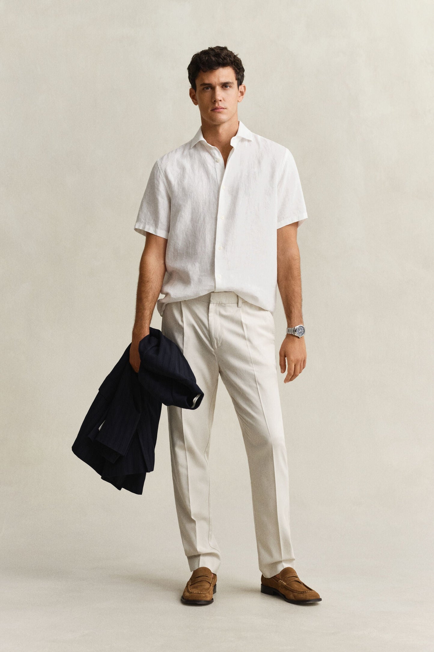 Slim Smart Cotton Lyocell Pants