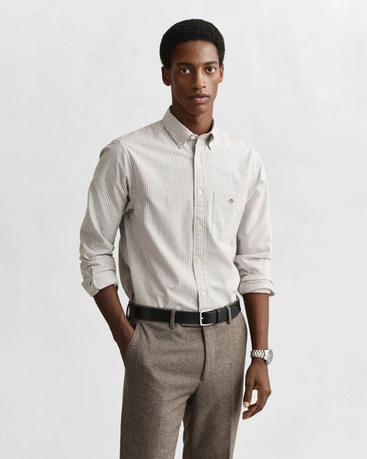 Classic Regular Striped Oxford Shirt