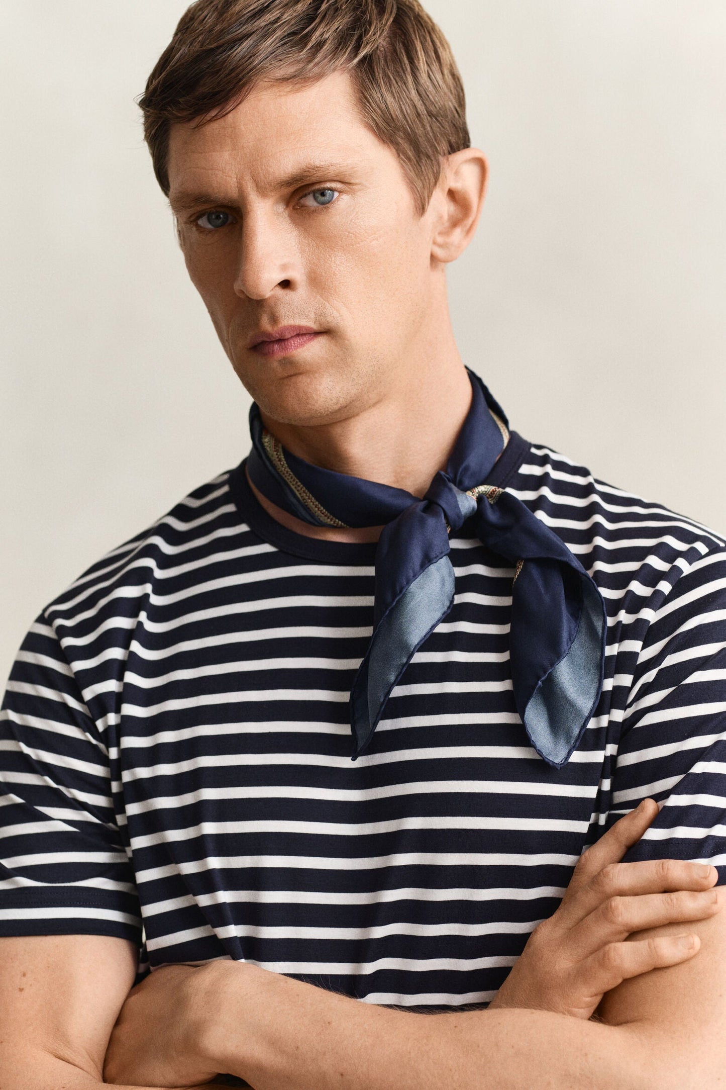 Pima Cotton Striped T-Shirt