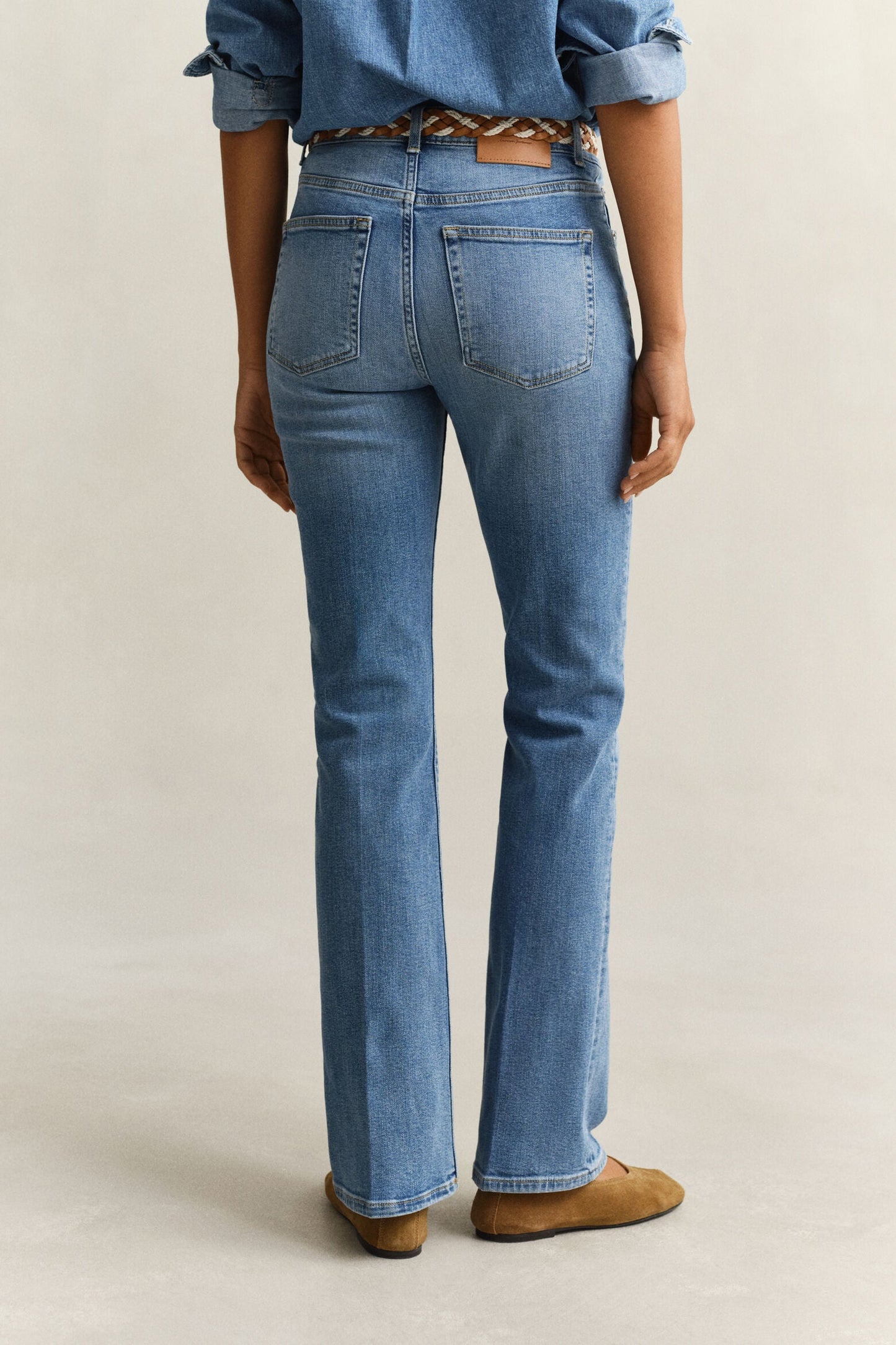 Slim Flare Stretch Jeans
