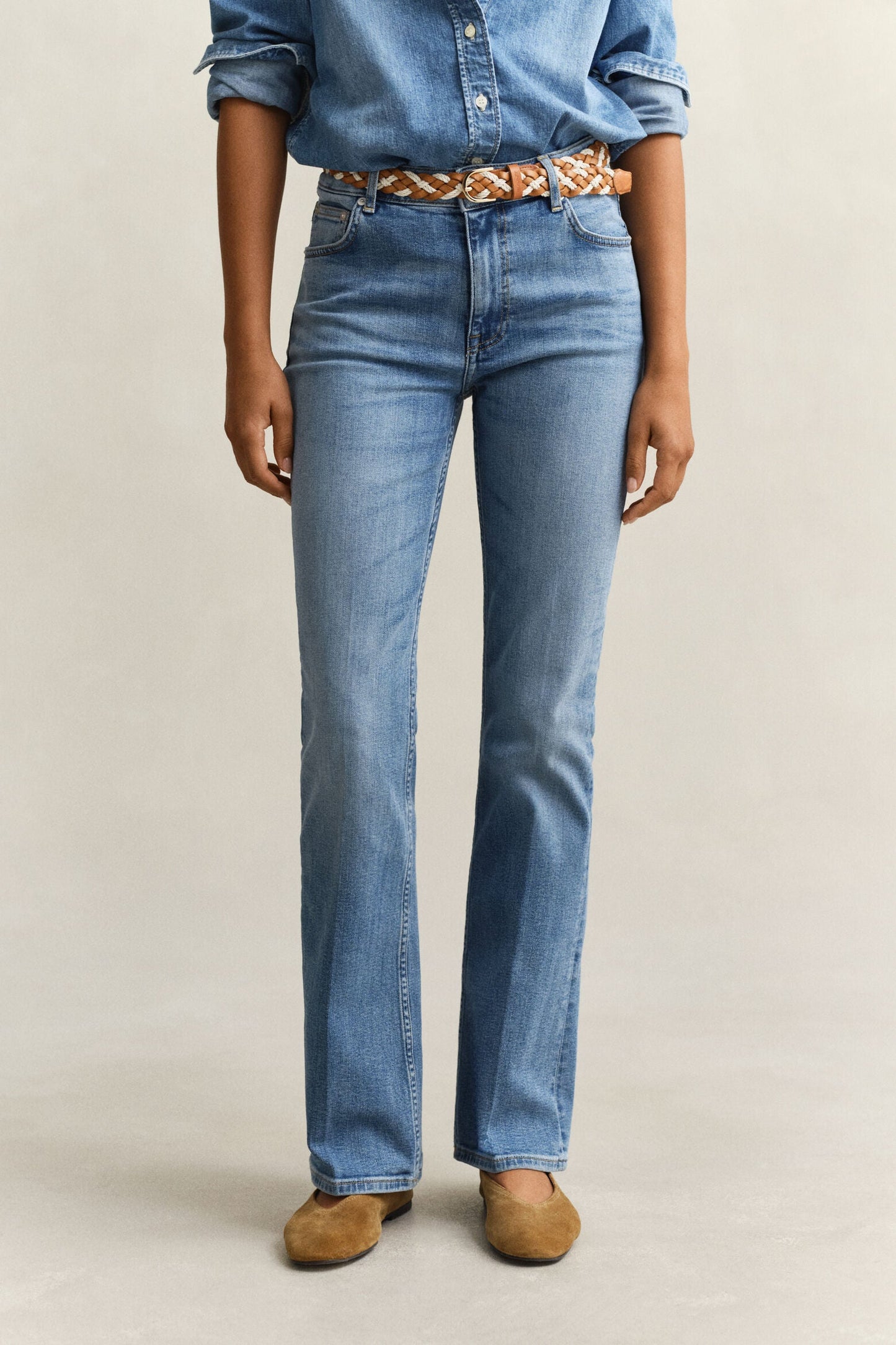 Slim Flare Stretch Jeans
