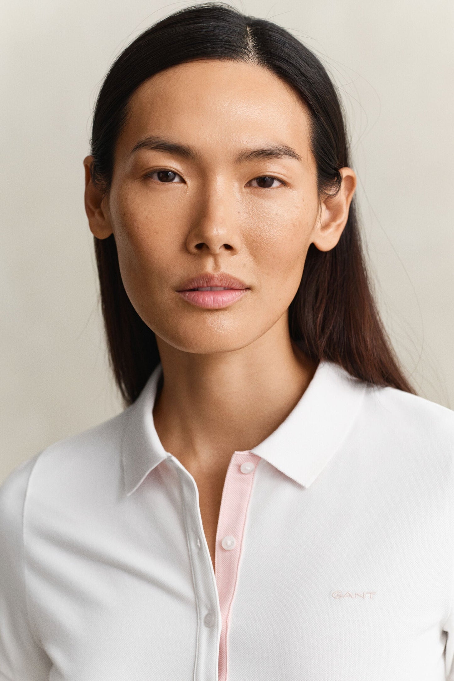 Slim Contrast Pique Polo Shirt