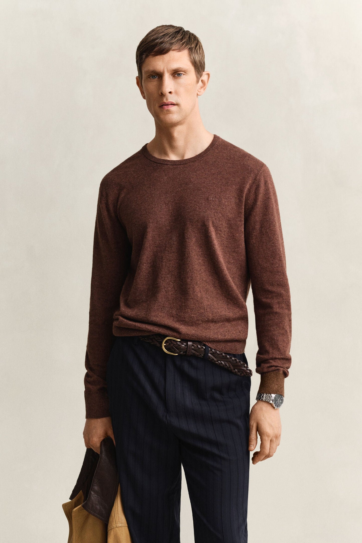 Slub Cotton Linen C-Neck