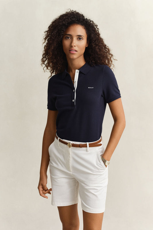 Contrast PiquÃ© Polo Shirt