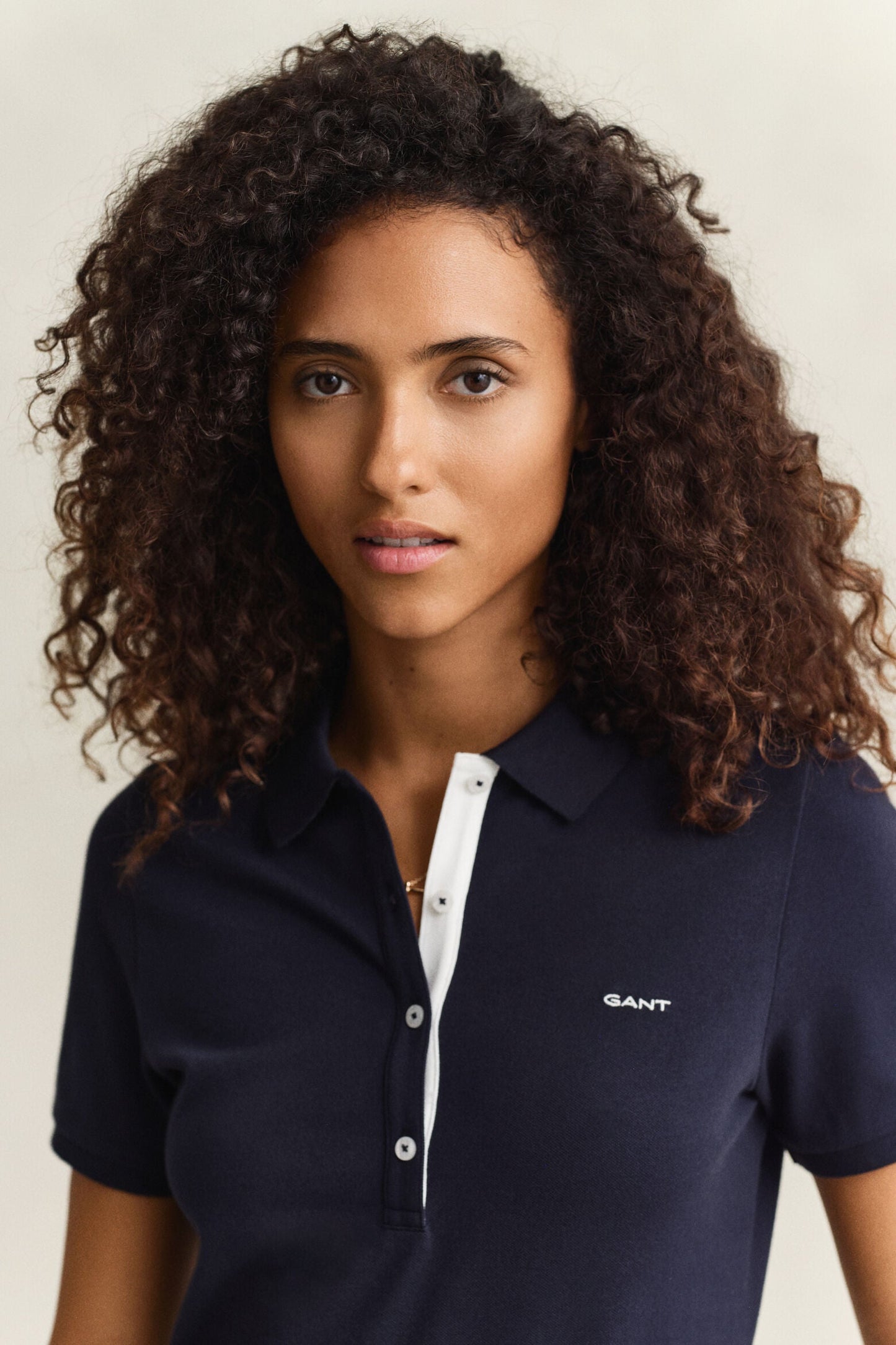 Slim Contrast Pique Polo Shirt