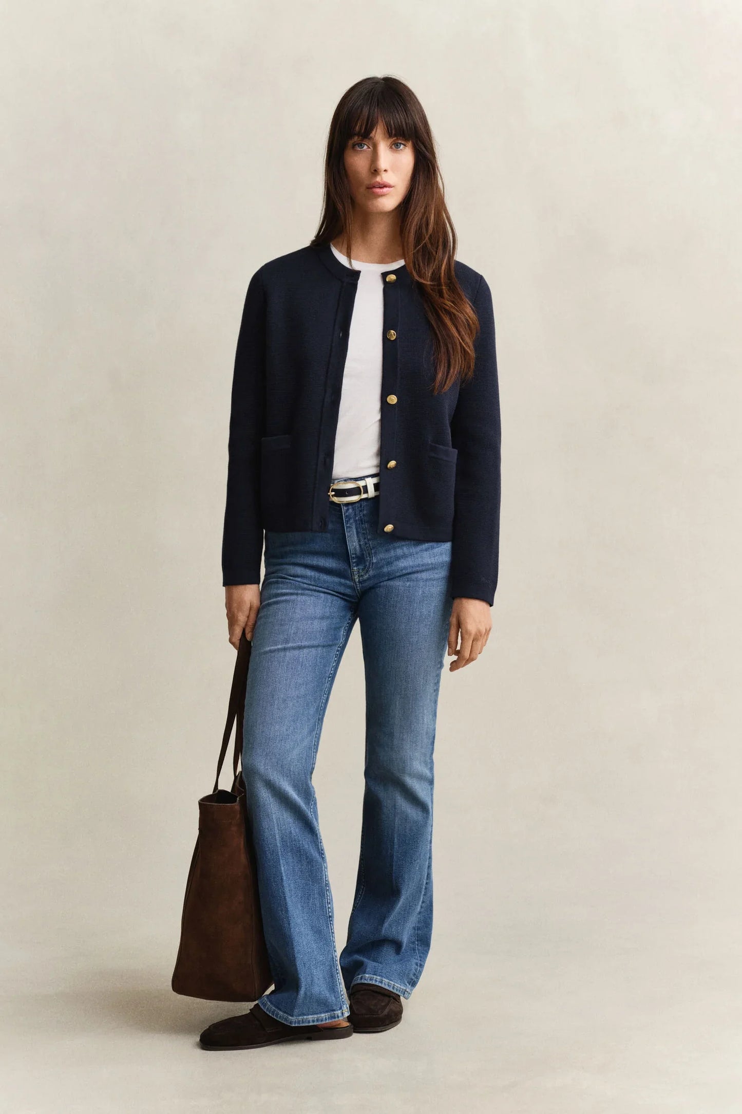Cotton Knit Jacket