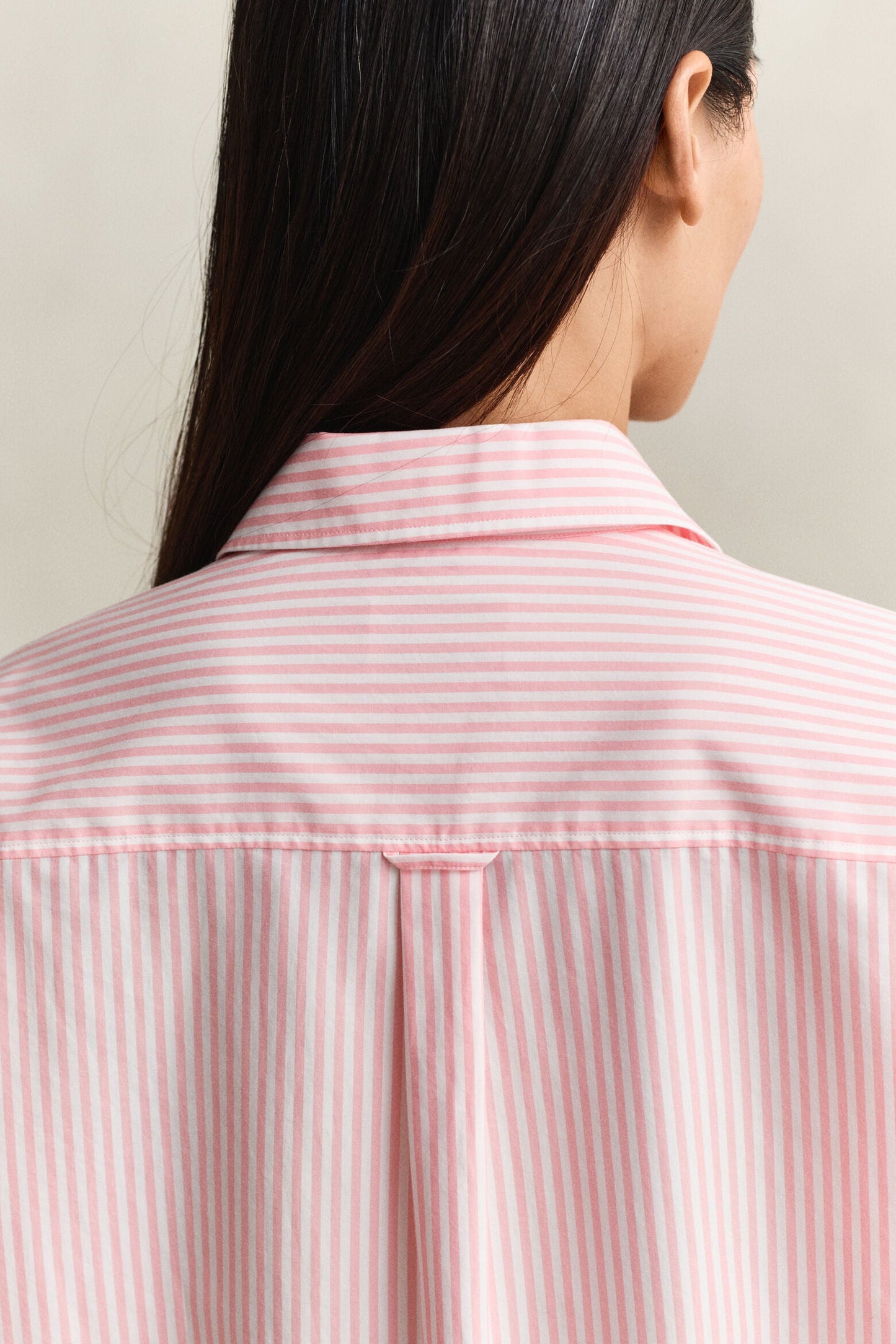Oversized Classic Poplin Stripe Shirt