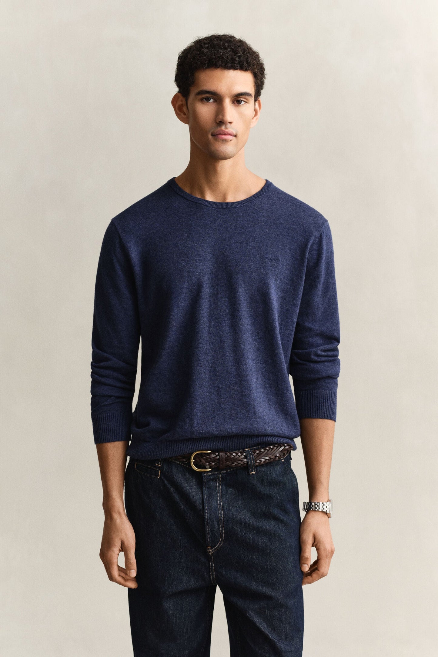 Slub Cotton Linen C-Neck