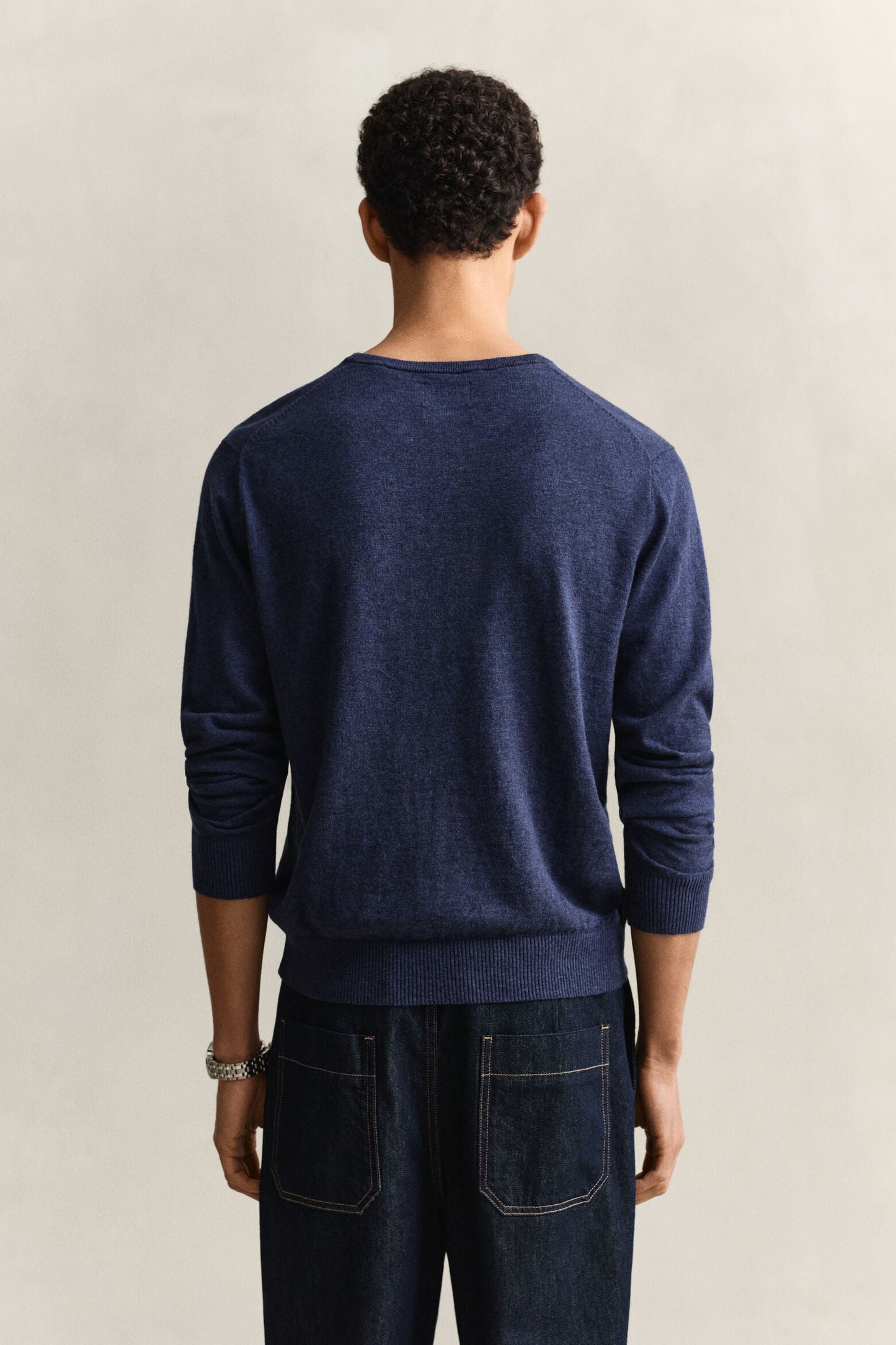 Slub Cotton Linen C-Neck