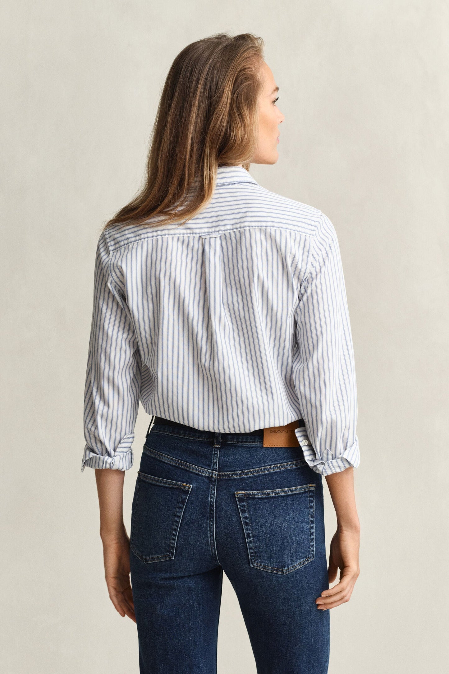 Regular Fit Classic Poplin Striped Shirt