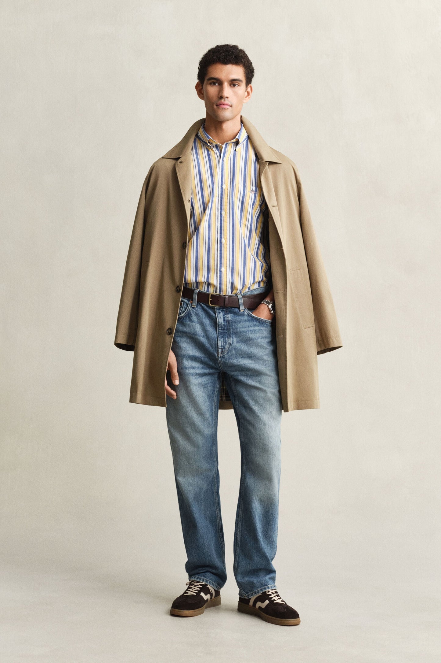 Regular Poplin Stripe Shirt