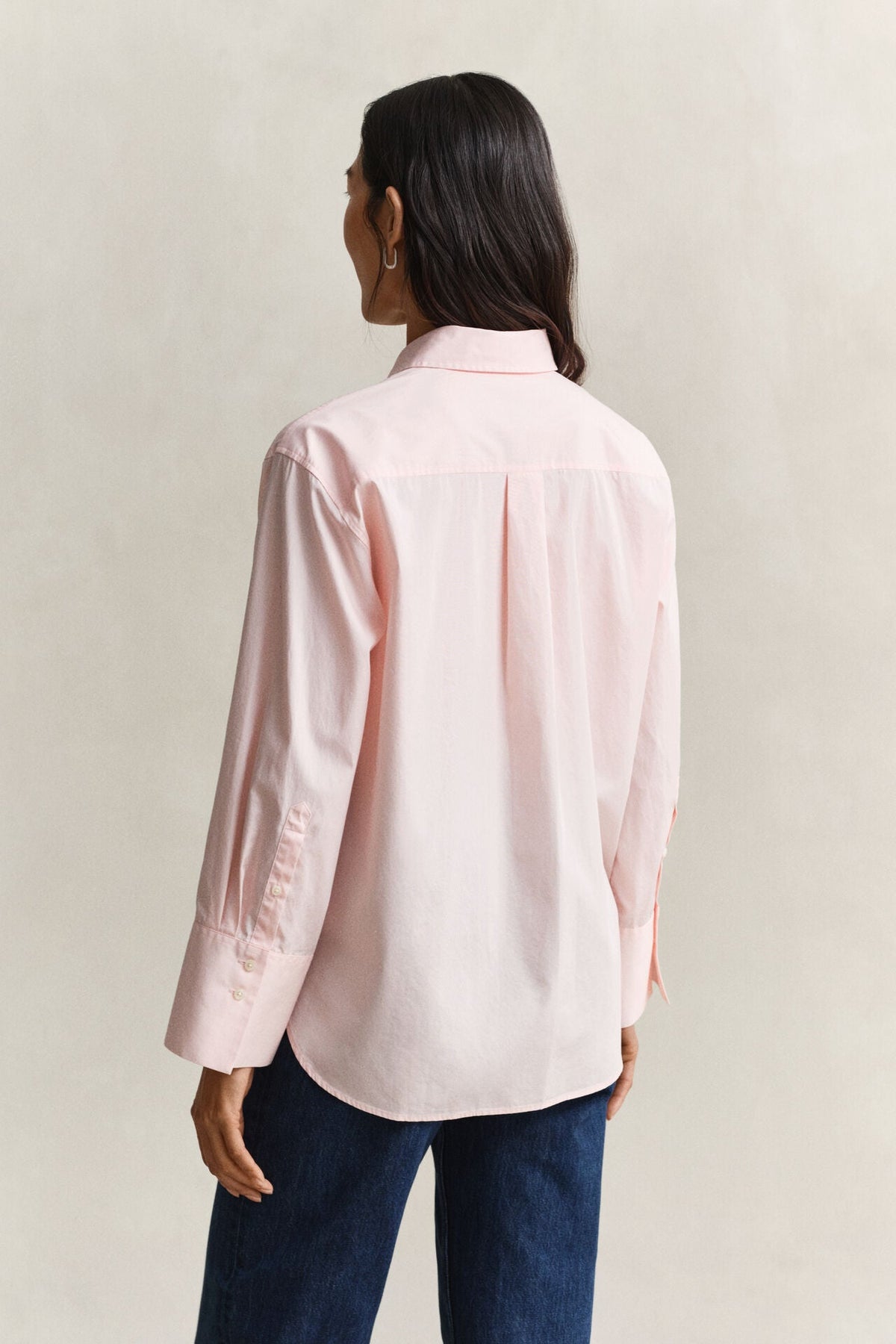 Gant  Relaxed Fit Classic Poplin Wide Sleeve Shirt