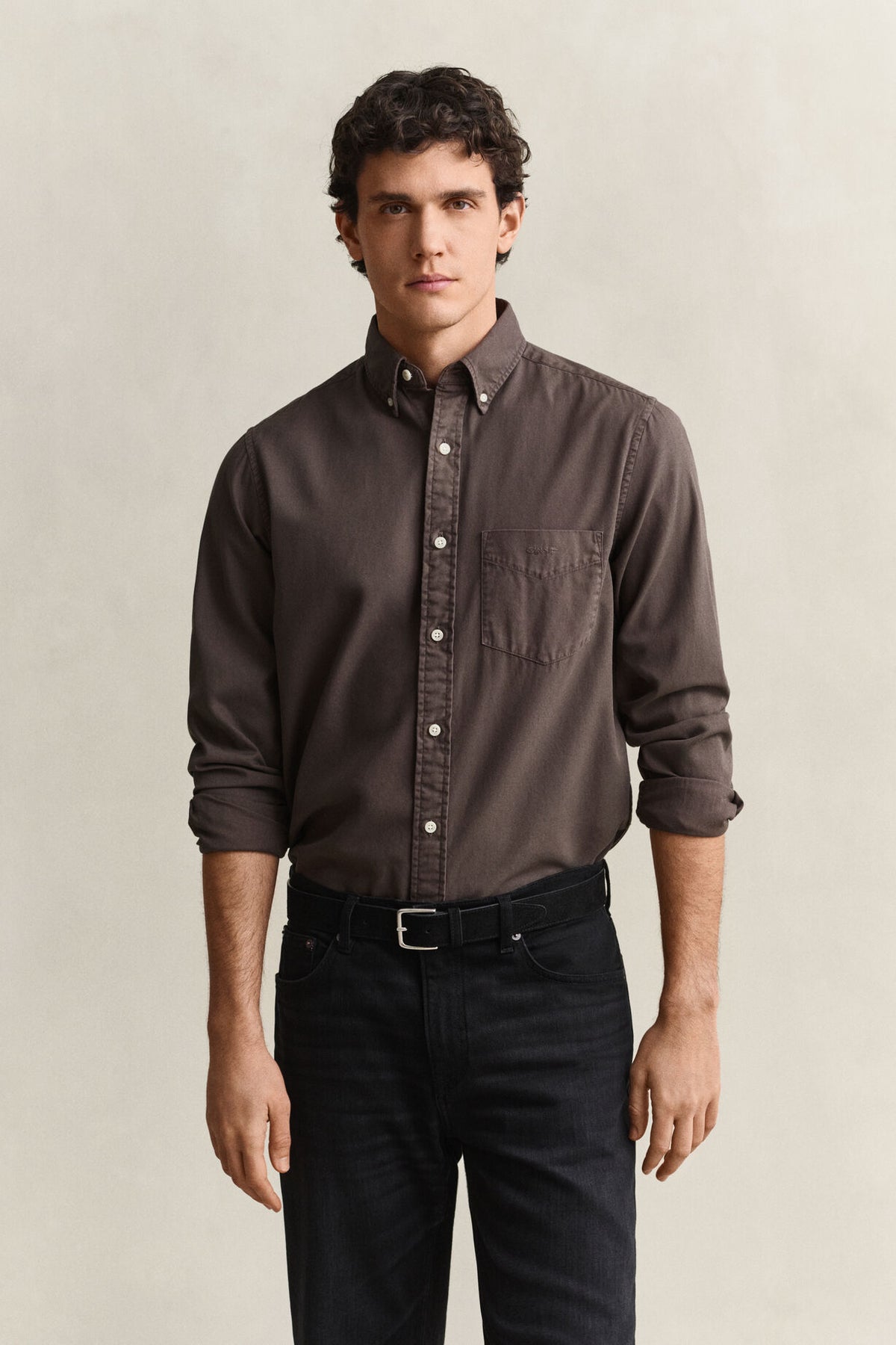 Regular Garment Dyed Twill Shirt