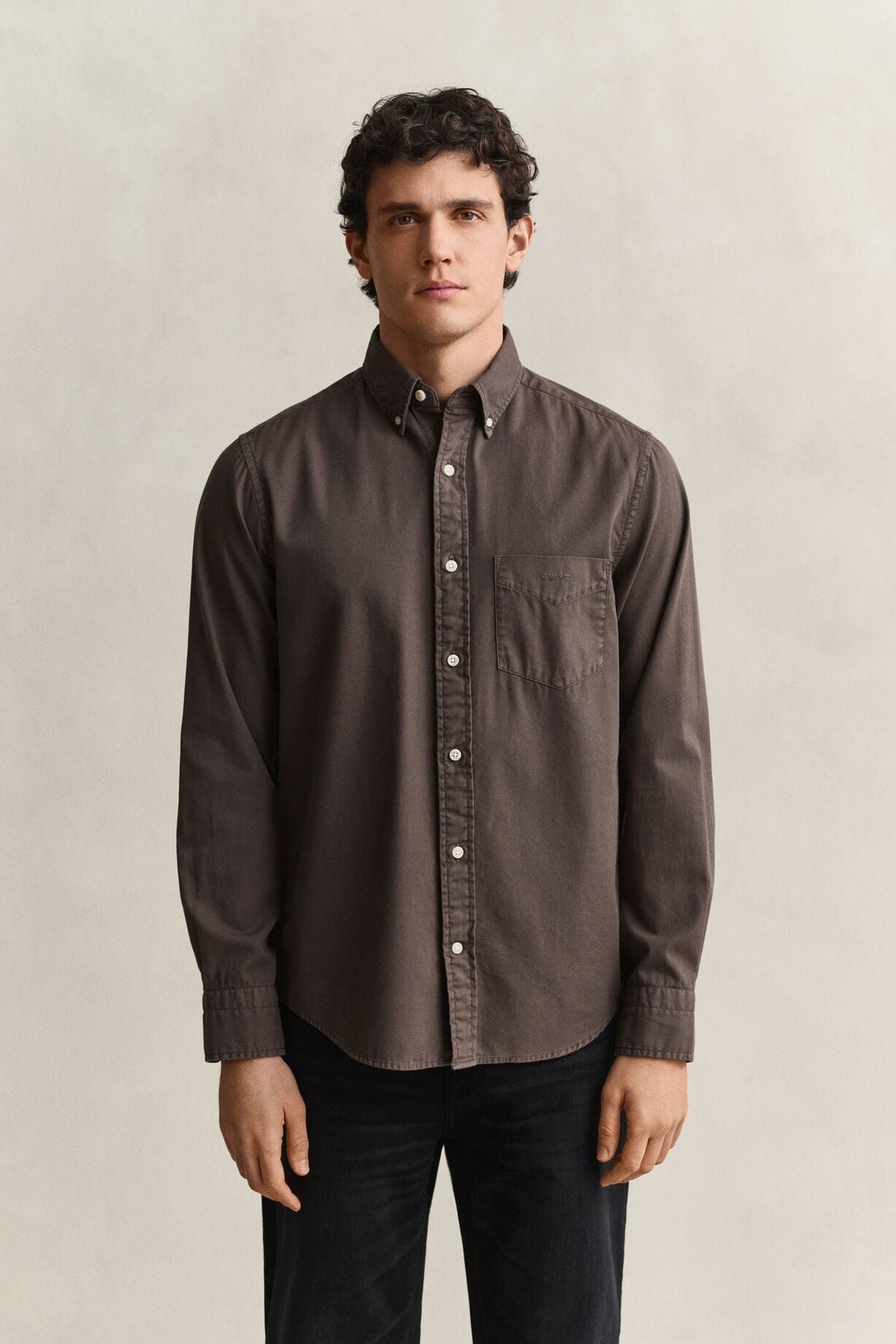 Regular Garment Dyed Twill Shirt