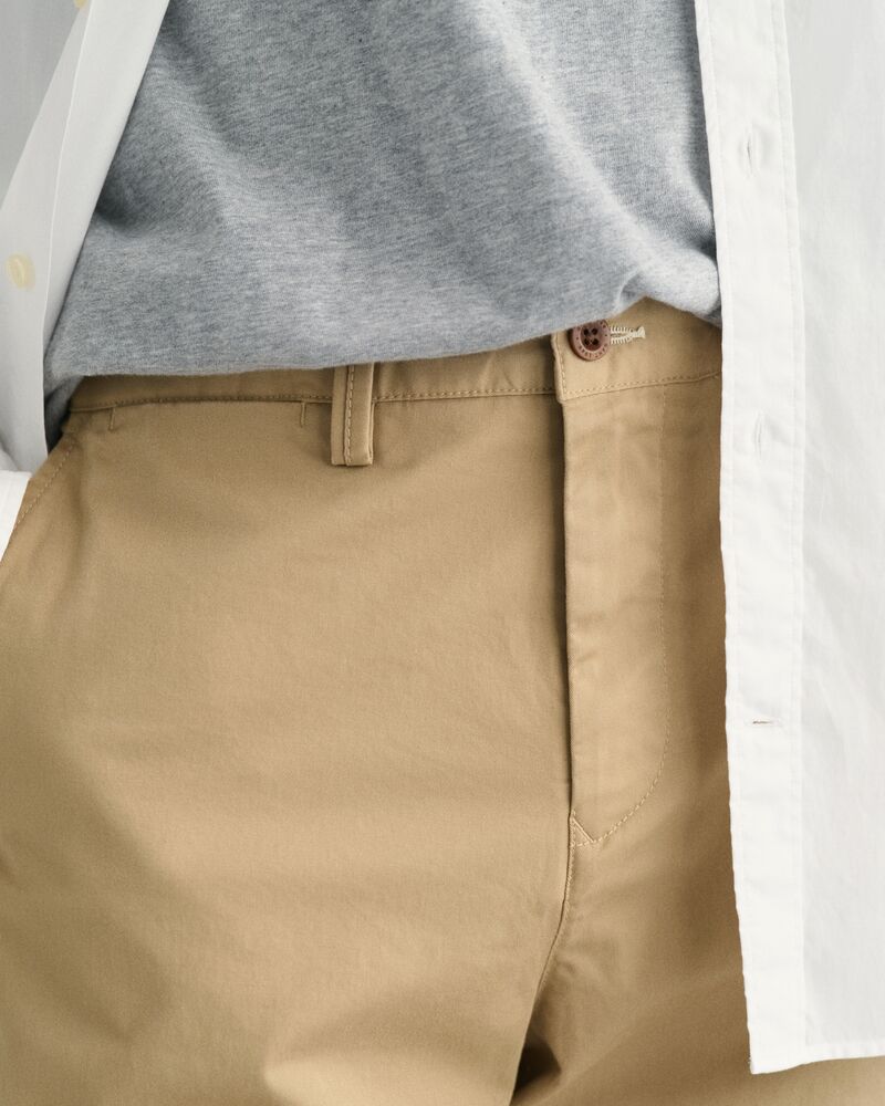 Regular Fit Twill Chinos 32X32 / Dark Khaki