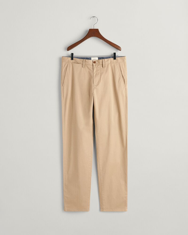 Regular Fit Twill Chinos 32X32 / Dark Khaki