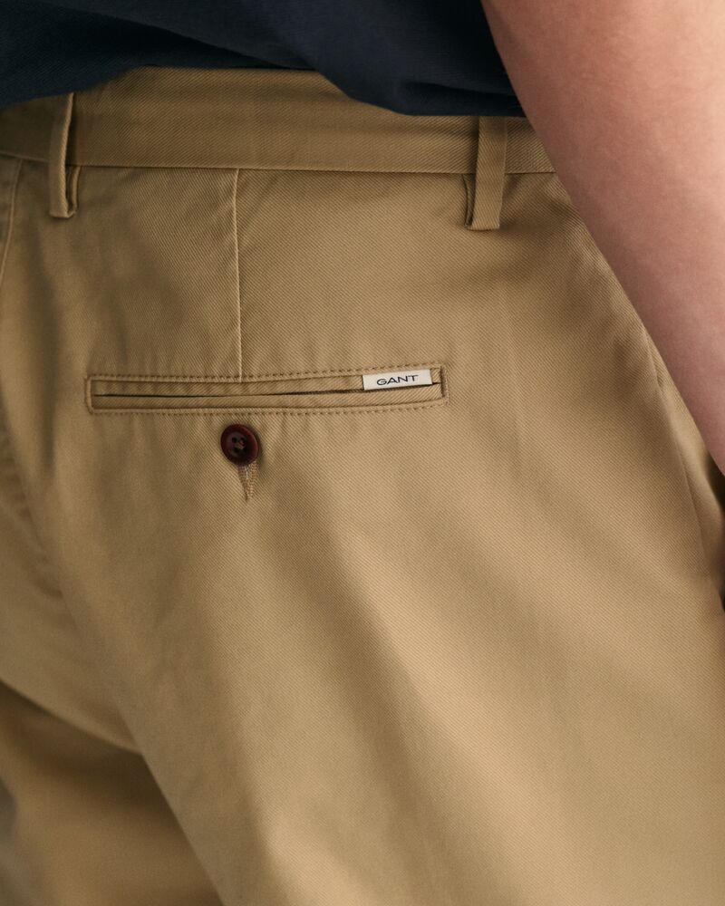 Regular Fit Chinos 32X32 / Dark Khaki