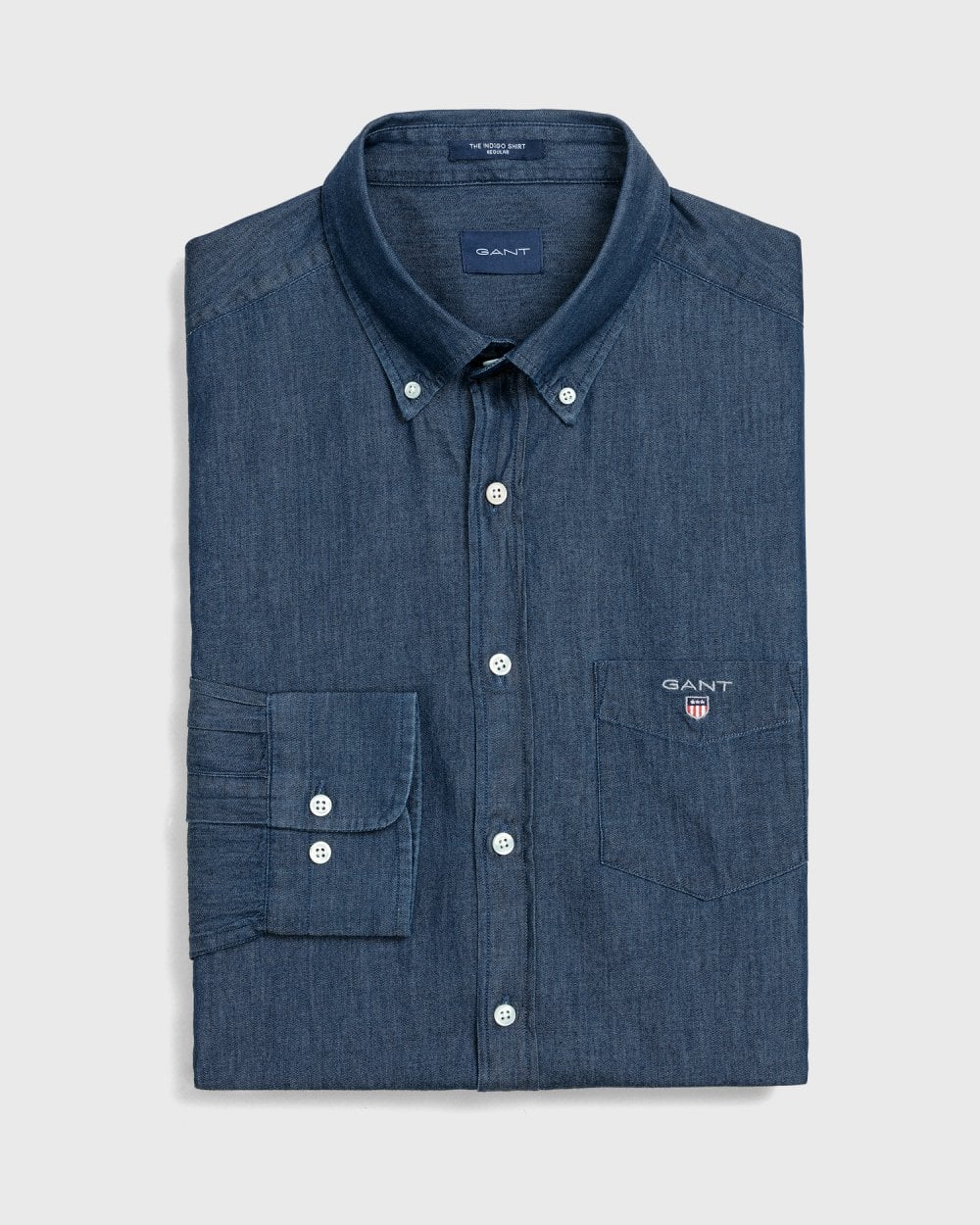 Regular Fit Indigo Shirt