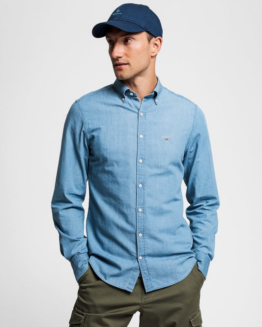 Slim Fit Indigo Shirt