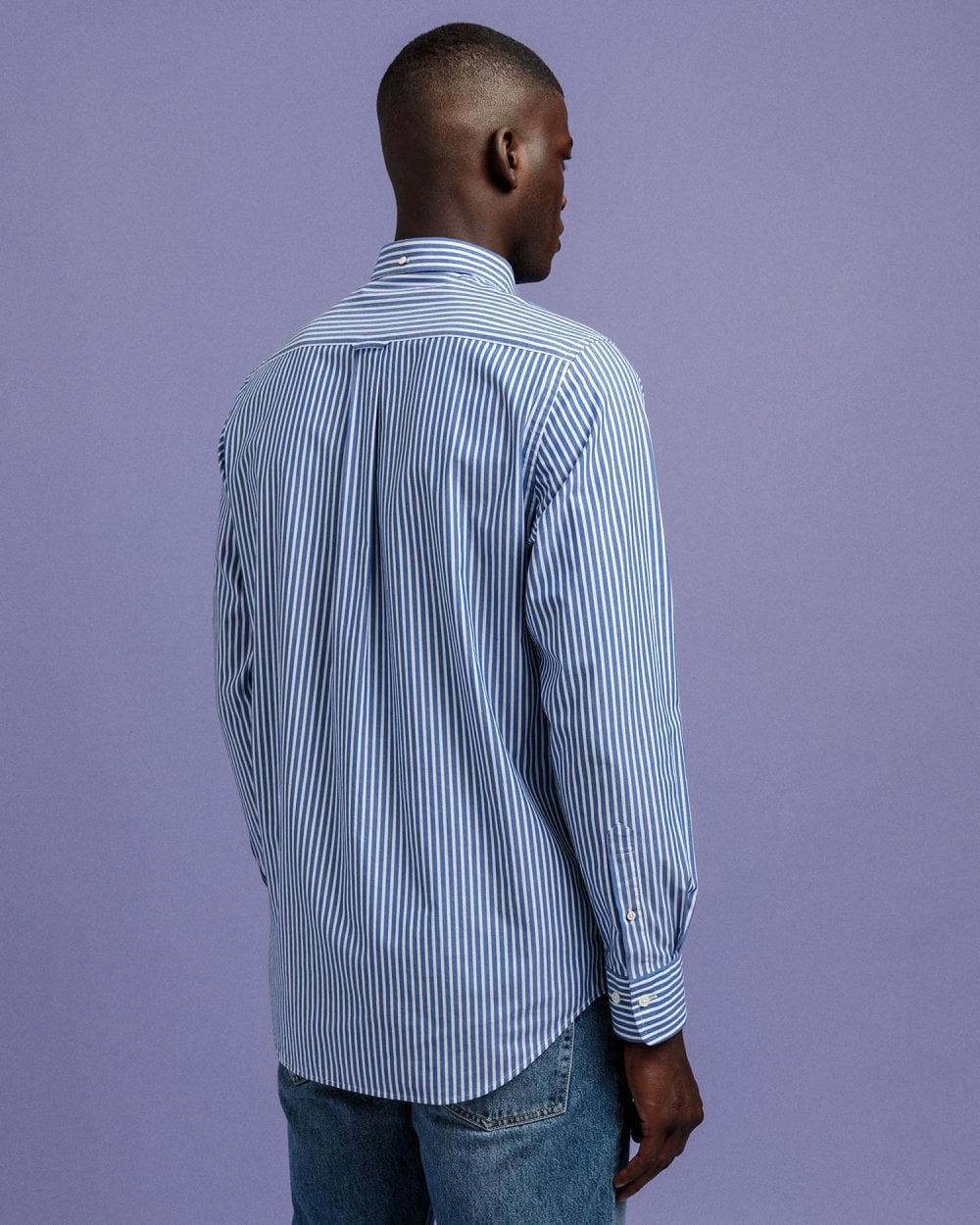 Regular Fit Striped Broadcloth Shirt