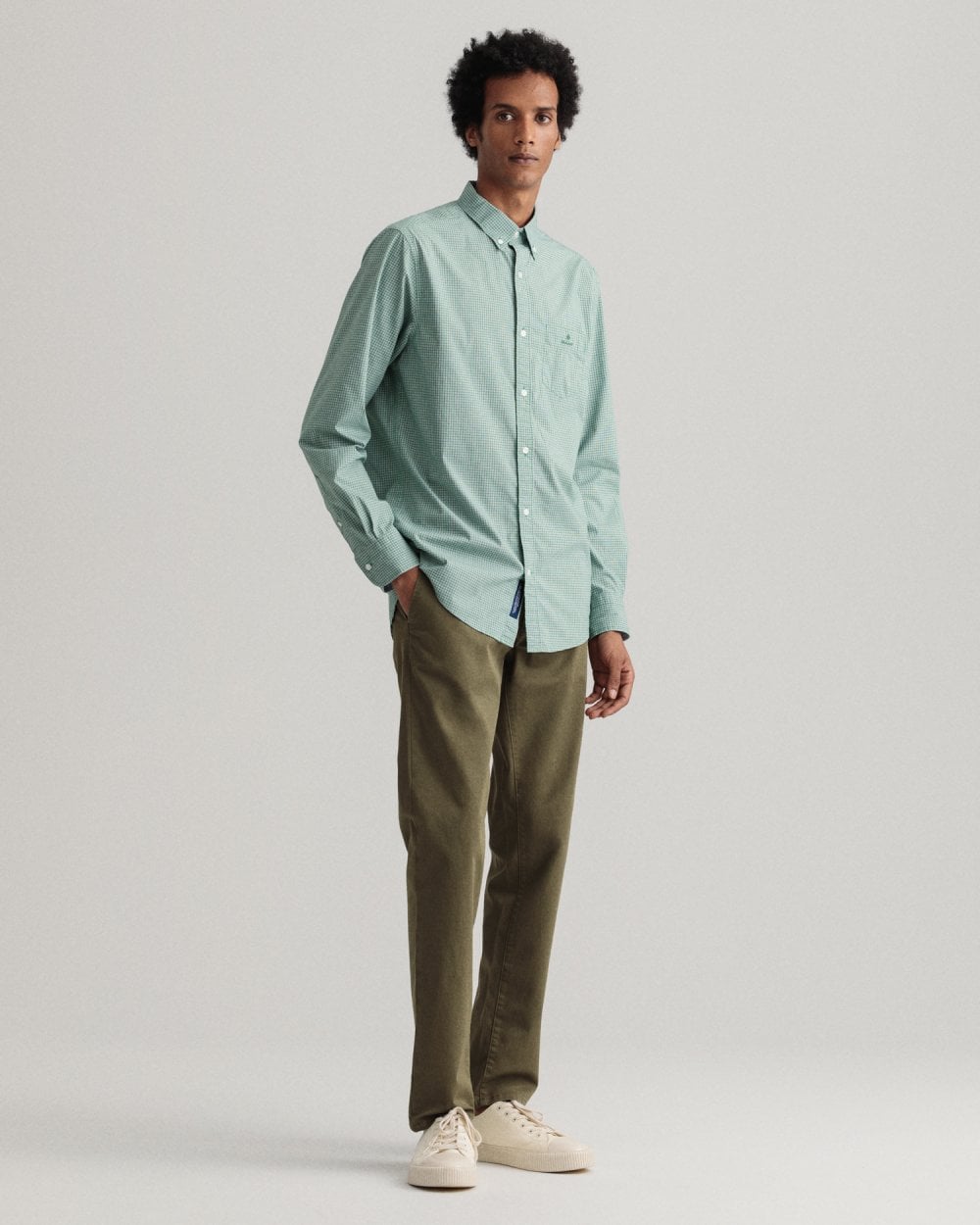 Hallden Slim Fit Twill Chinos