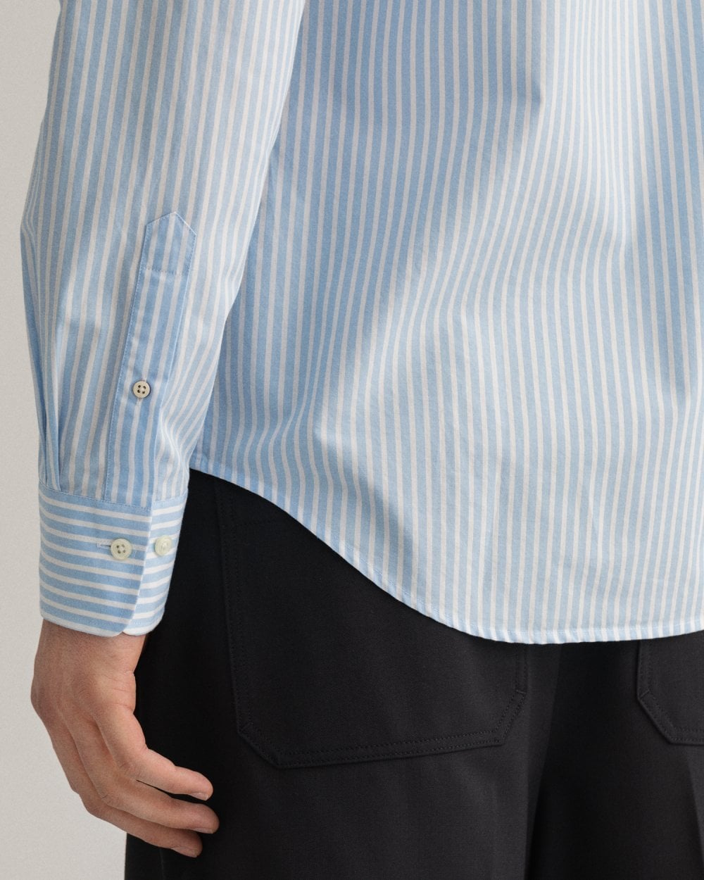 Slim Fit Stripe Broadcloth Shirt