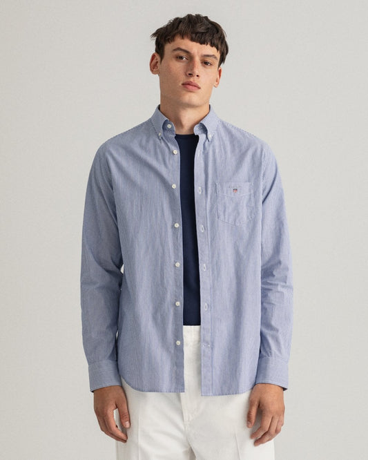 Regular Fit Banker Broadcloth Shirt