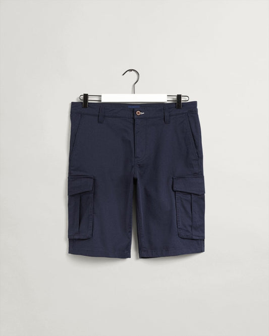 Relaxed Fit Twill Cargo Shorts