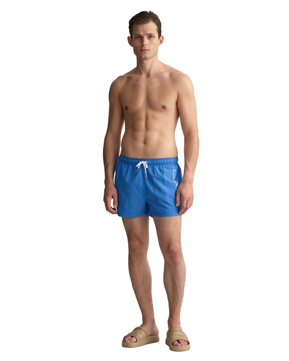 Short Cut Lightweight Logo Swim Shorts