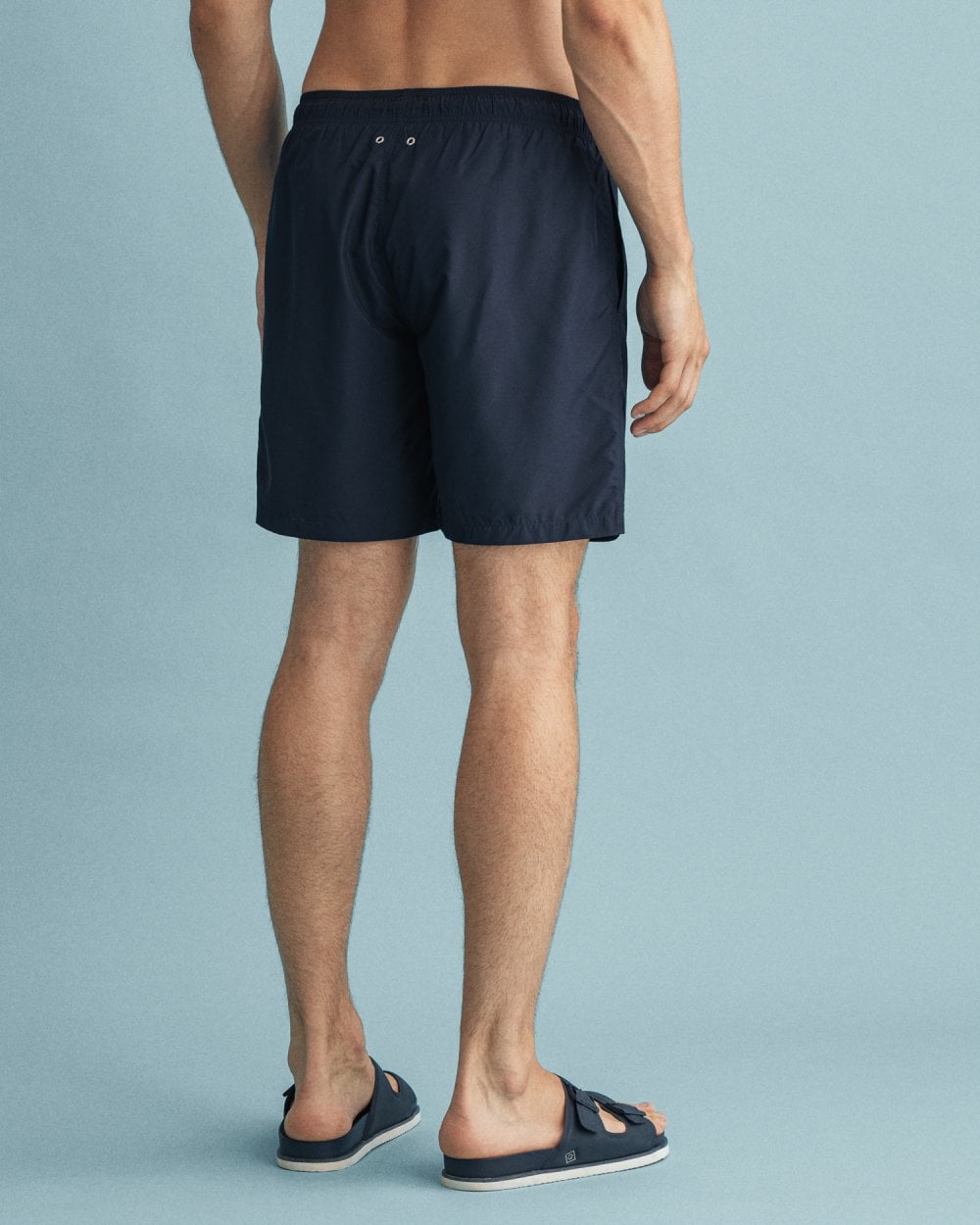 Long Cut Lightweight Logo Swim Shorts