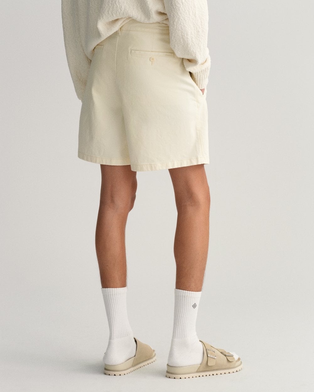 Relaxed Fit Pleated Shorts