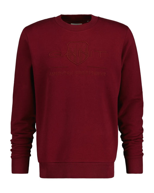 Tonal Shield Crew Neck Sweatshirt