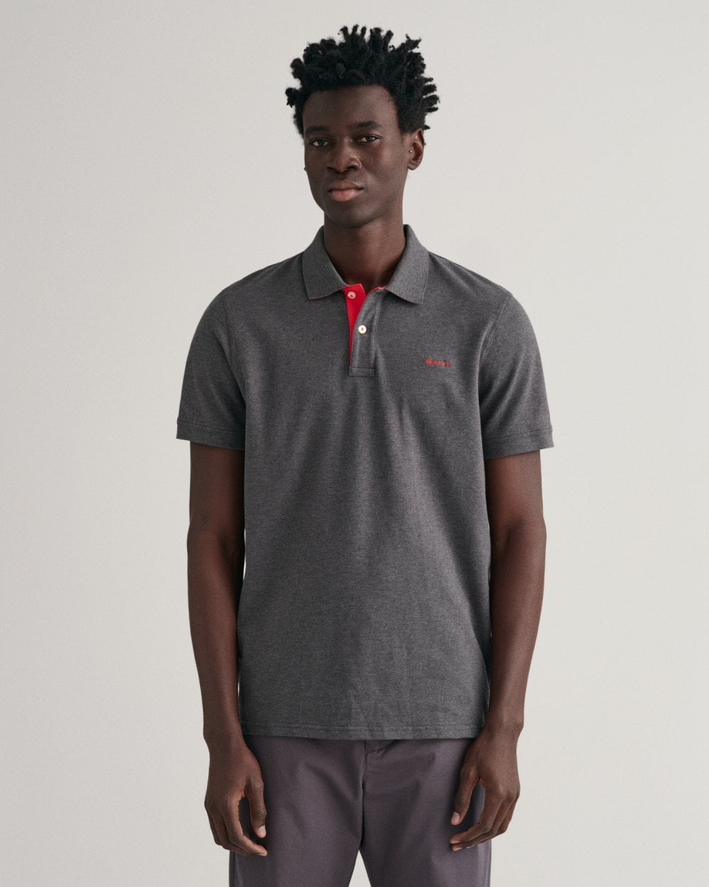 Contrast Pique Polo Shirt