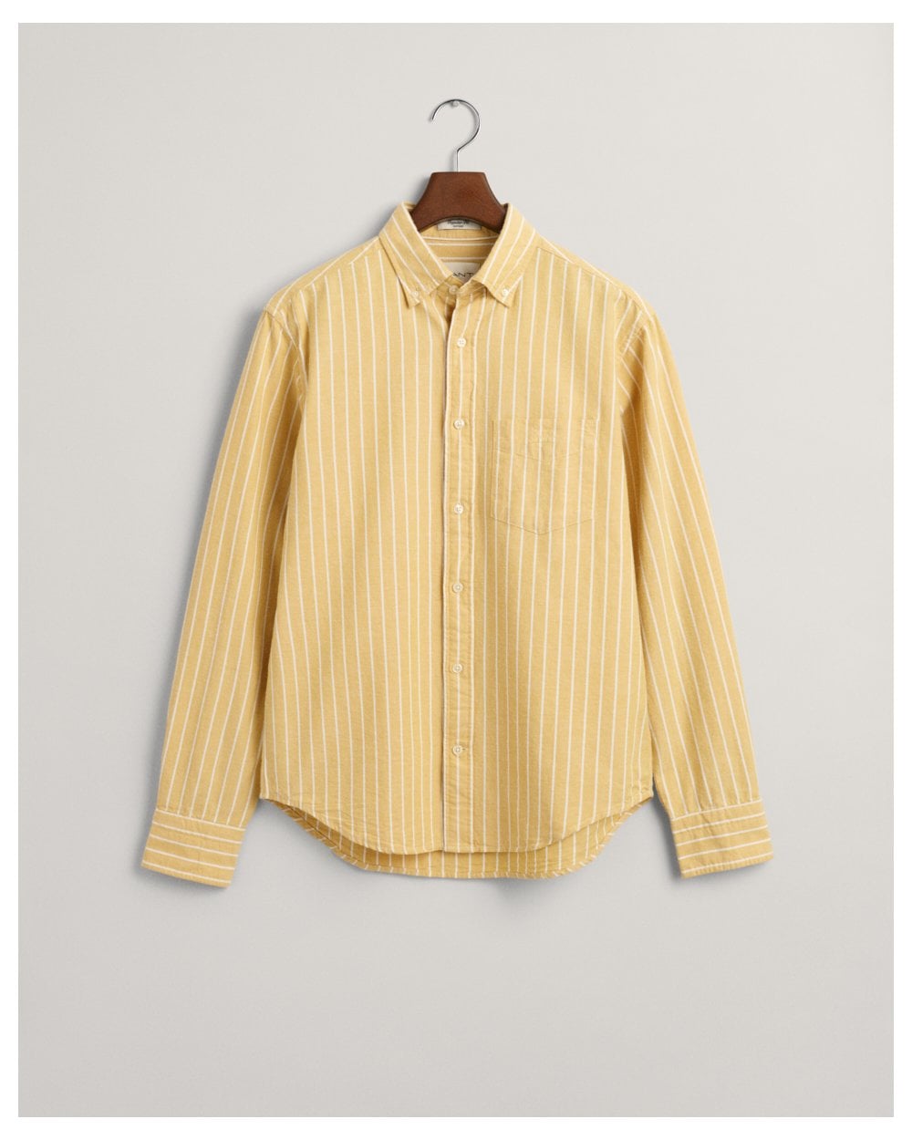 Regular Fit Striped Brushed Oxford Shirt