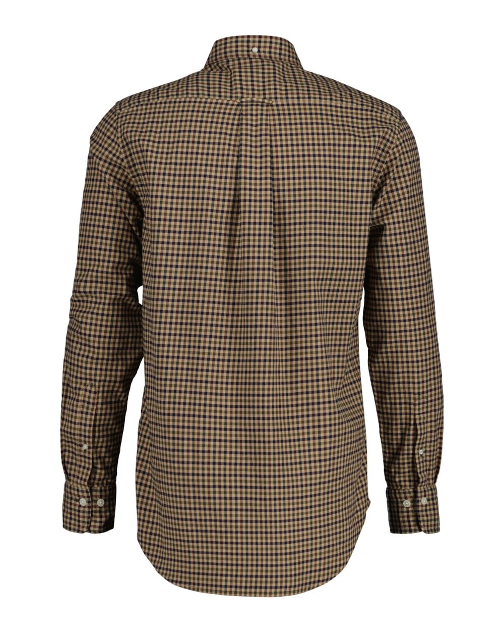 Regular Fit Micro Multi Checked Twill Shirt