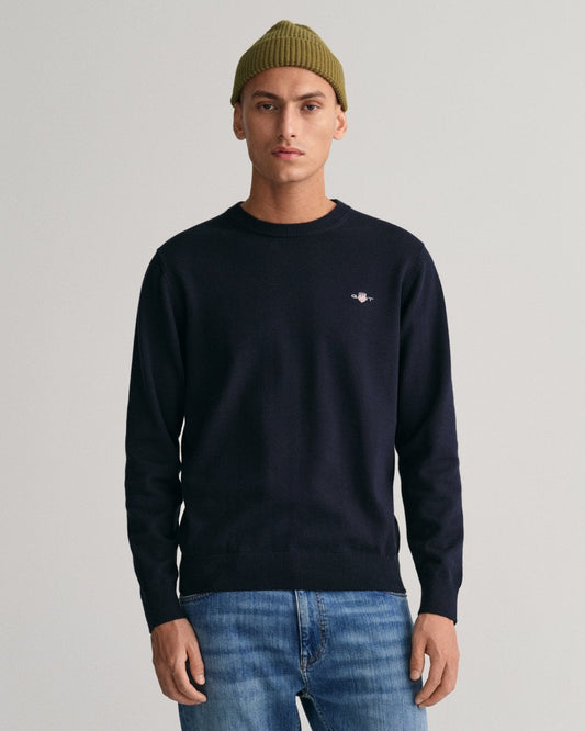 Classic Cotton Crew Neck Sweater