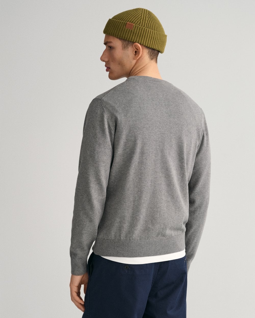 Classic Cotton Crew Neck Sweater