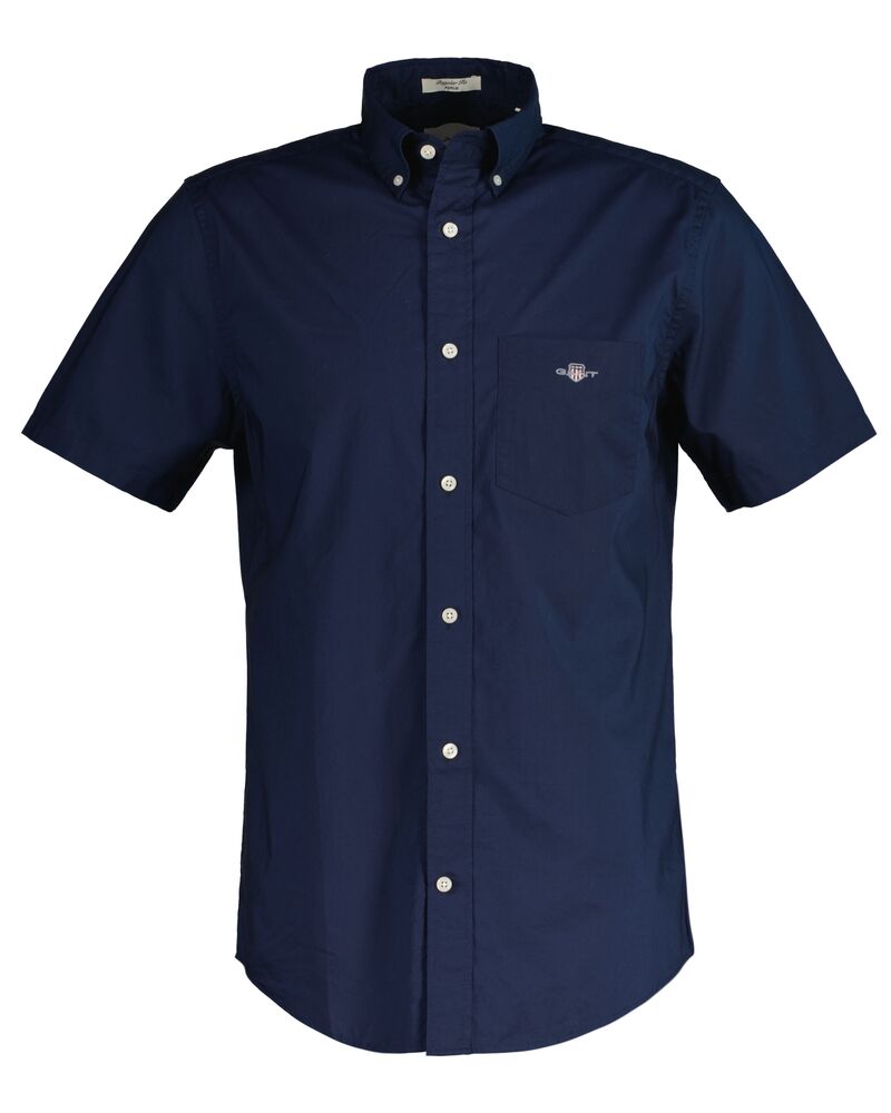 Regular Fit Poplin Shirt S / Marine